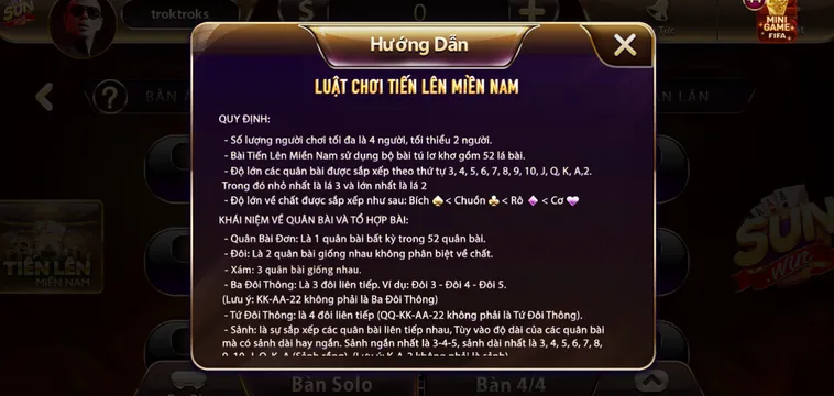 Bí Quyết Và Cách Chơi Tiến Lên Miền Nam Tại SunWin Đạt Tỷ Lệ Thắng Cao