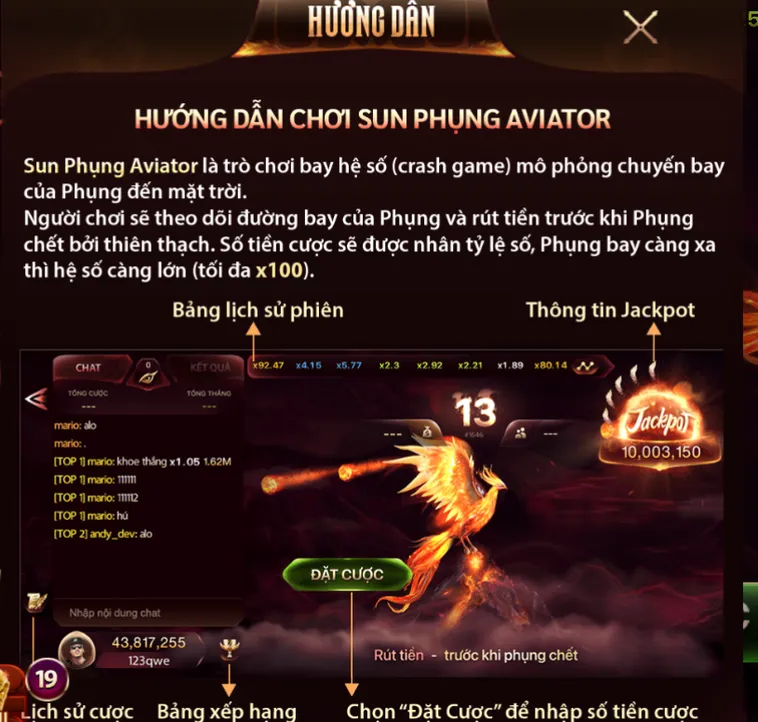Hướng Dẫn Cách Chơi Minigame Sun Phụng Tại SunWin Để Săn Jackpot Lớn